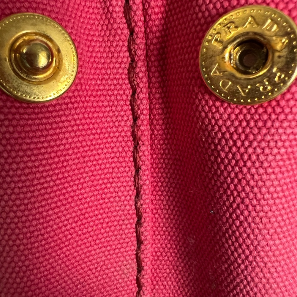 Prada Canapa Pink 2/Way Tote  (A358) - Picture 17 of 17